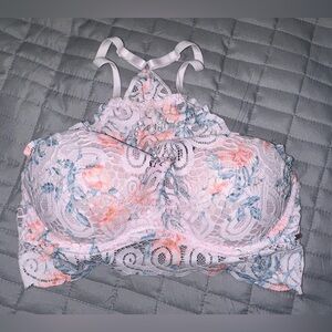 Victoria’s Secret PINK Lace Bralette with Floral Design